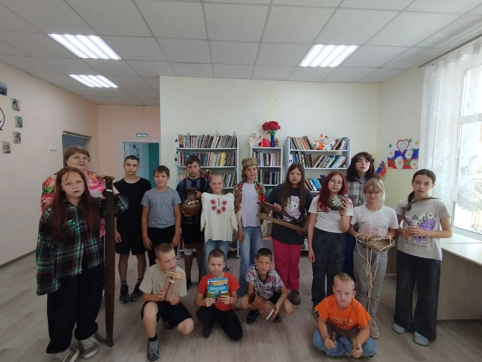 🌞Воспитанники пришкольного лагеря погрузились в прошлое

📚Ребята из пришкольного лагеря «Солнышко»
