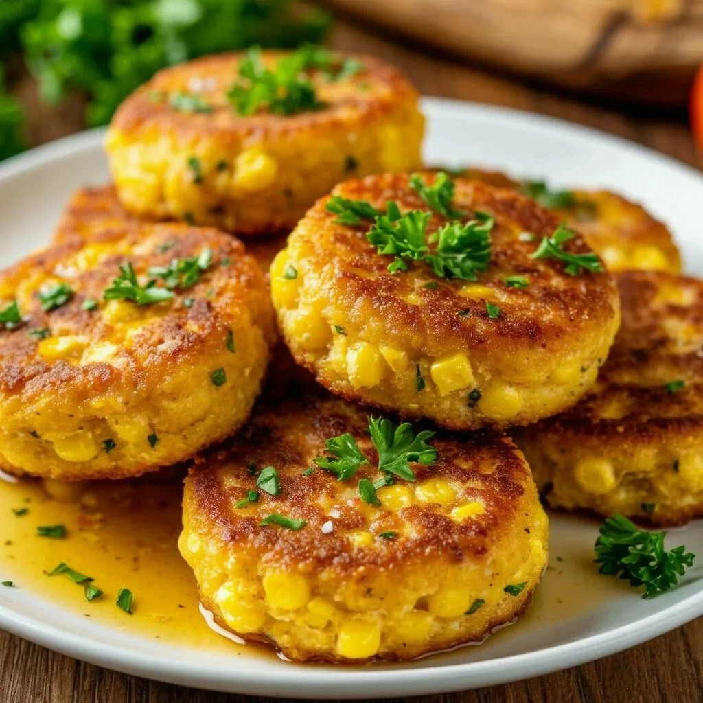 500 г.мясного фарша,100 г. кукурузы,2 луковицы,1 яйцо,2 картофелины,панировочные сухари...
