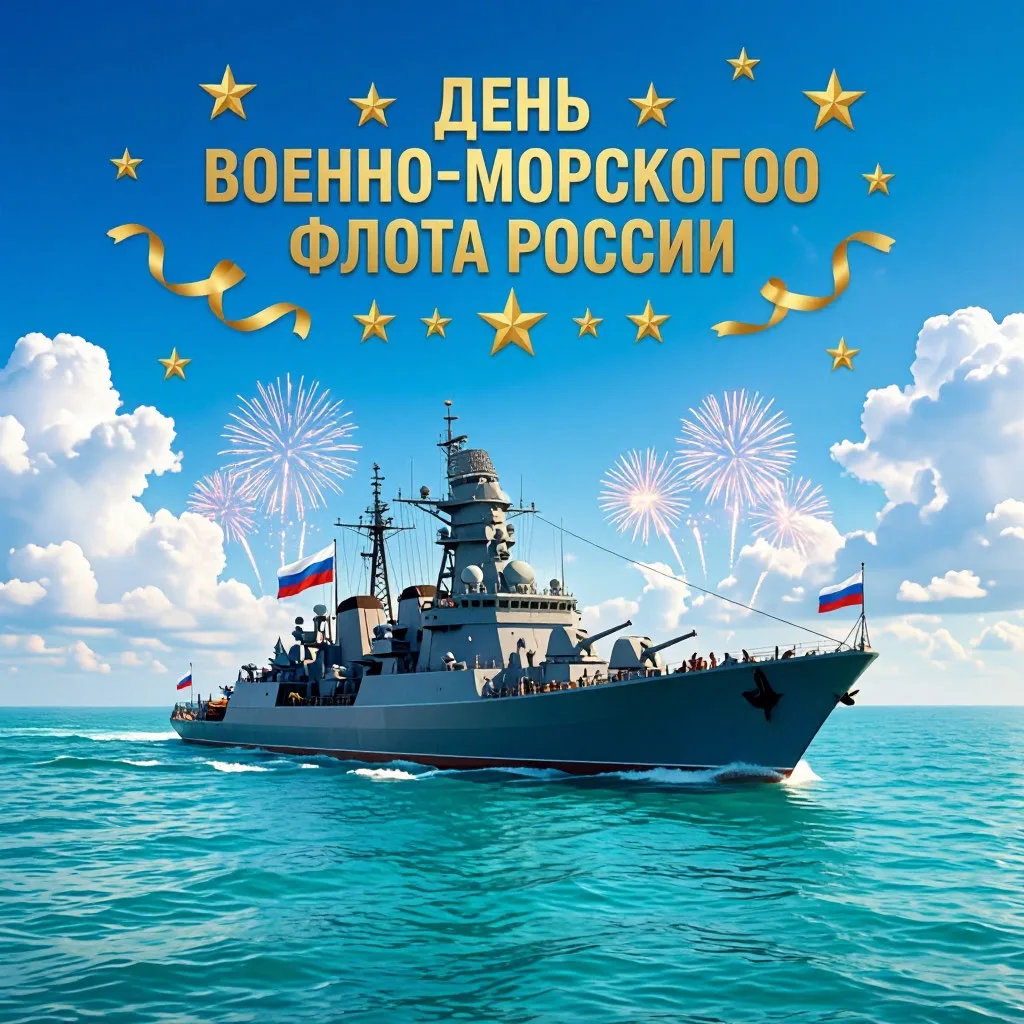 🎉 Поздравляем с Днём Военно‑Морского Флота России! 🚢🌊

Сегодня мы чествуем тех, кто надёжно охран