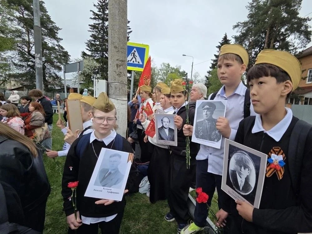 В Черкизово прошла торжественная линейка в честь Дня Победы  Вчера, 8 мая, в корпусе Черкизово состо