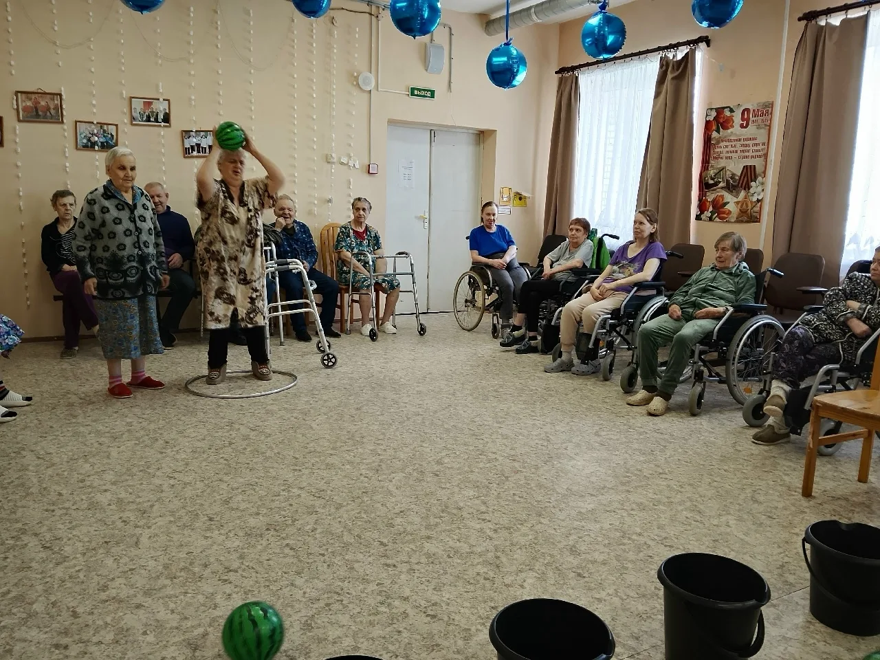 🏡В Вознесенском доме-интернате прошло мероприятие "АРБУЗНЫЙ ТИР", посвященное МЕЖДУНАР...
