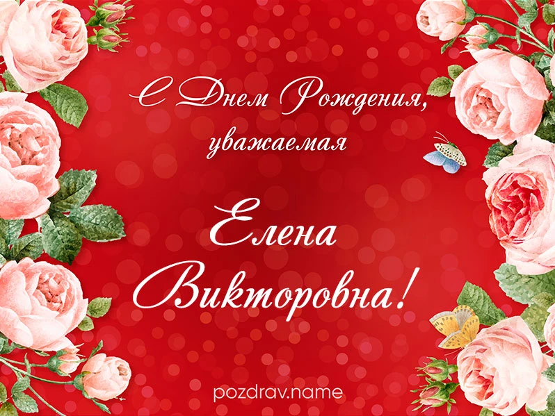 Сегодня свой День рождения отмечает Свиридова Елена Викторовна.