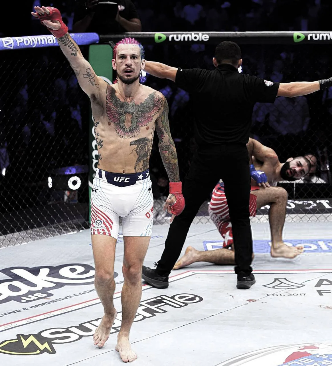 🐩Шон О’Мэлли нокаутировал Захаби во 2-м раунде на #UFCWhiteHouse