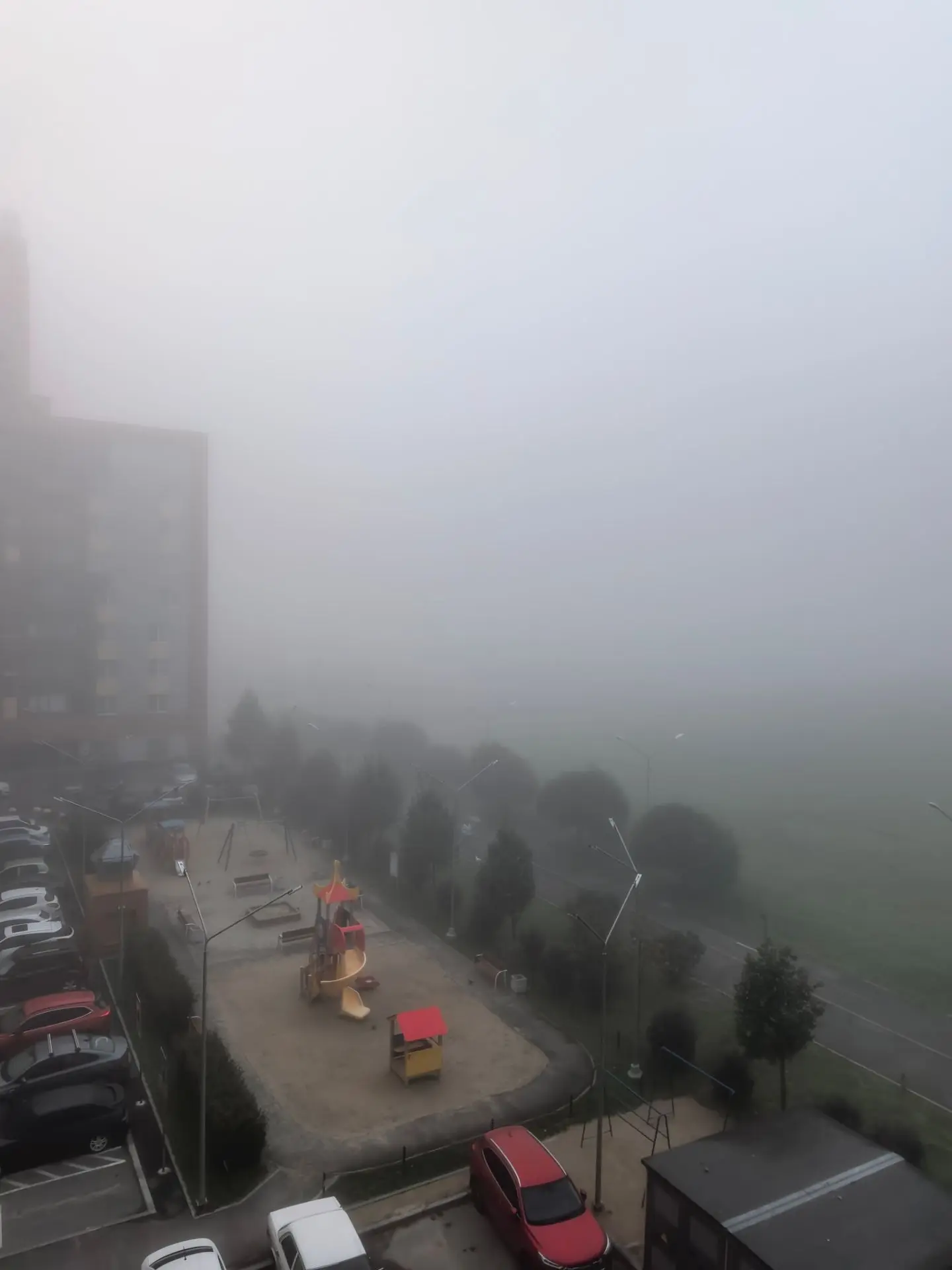 У нас сегодня прямо Сонная лощина с утра 👀