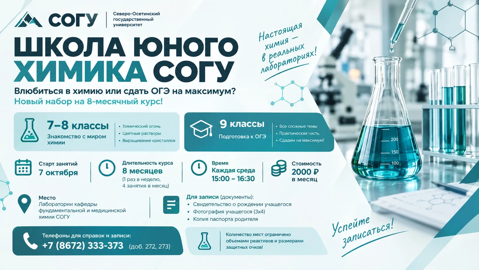 Влюбиться в химию или сдать ОГЭ на максимум?