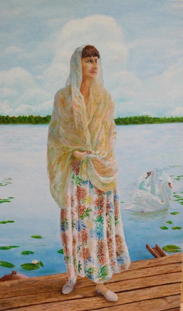 (60),,Ожидание", холст, масло, 30х40, 2017г.