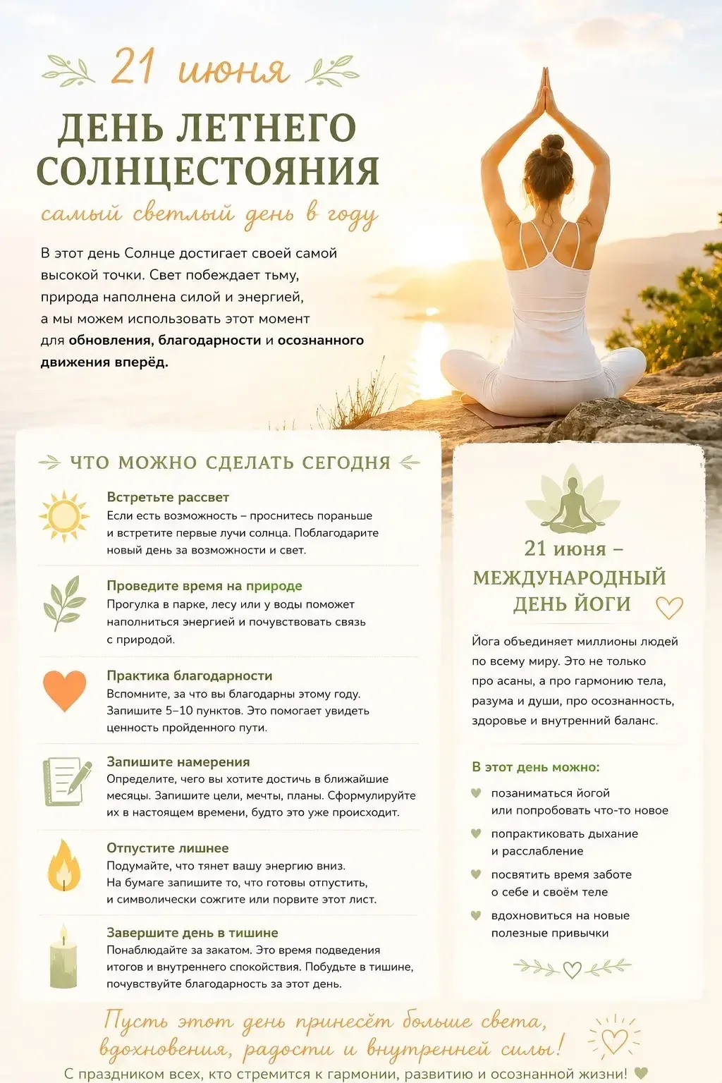 Сегодня особенный день. ☀️