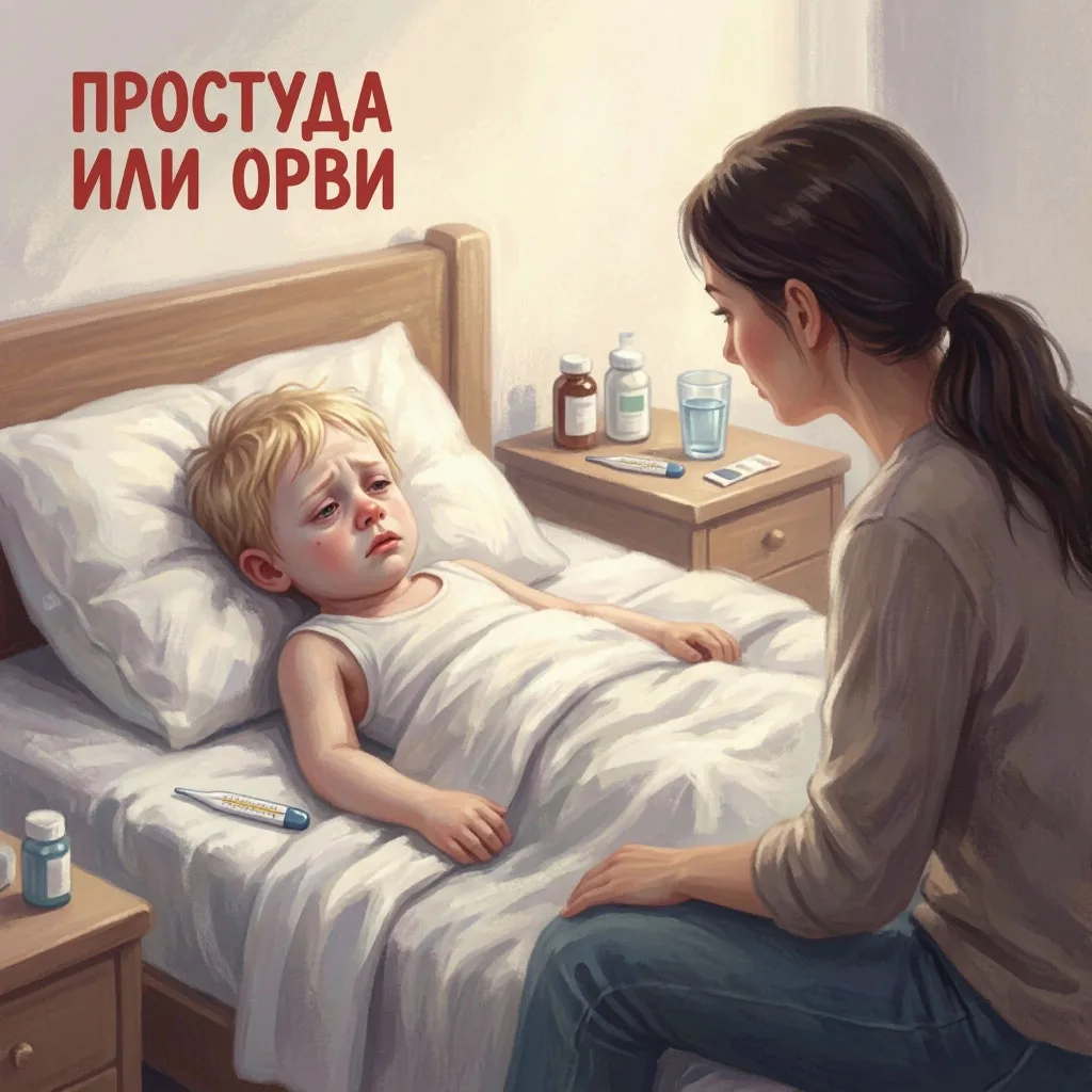 🌡️ Простуда или ОРВИ? Почему дети болеют осенью чаще?