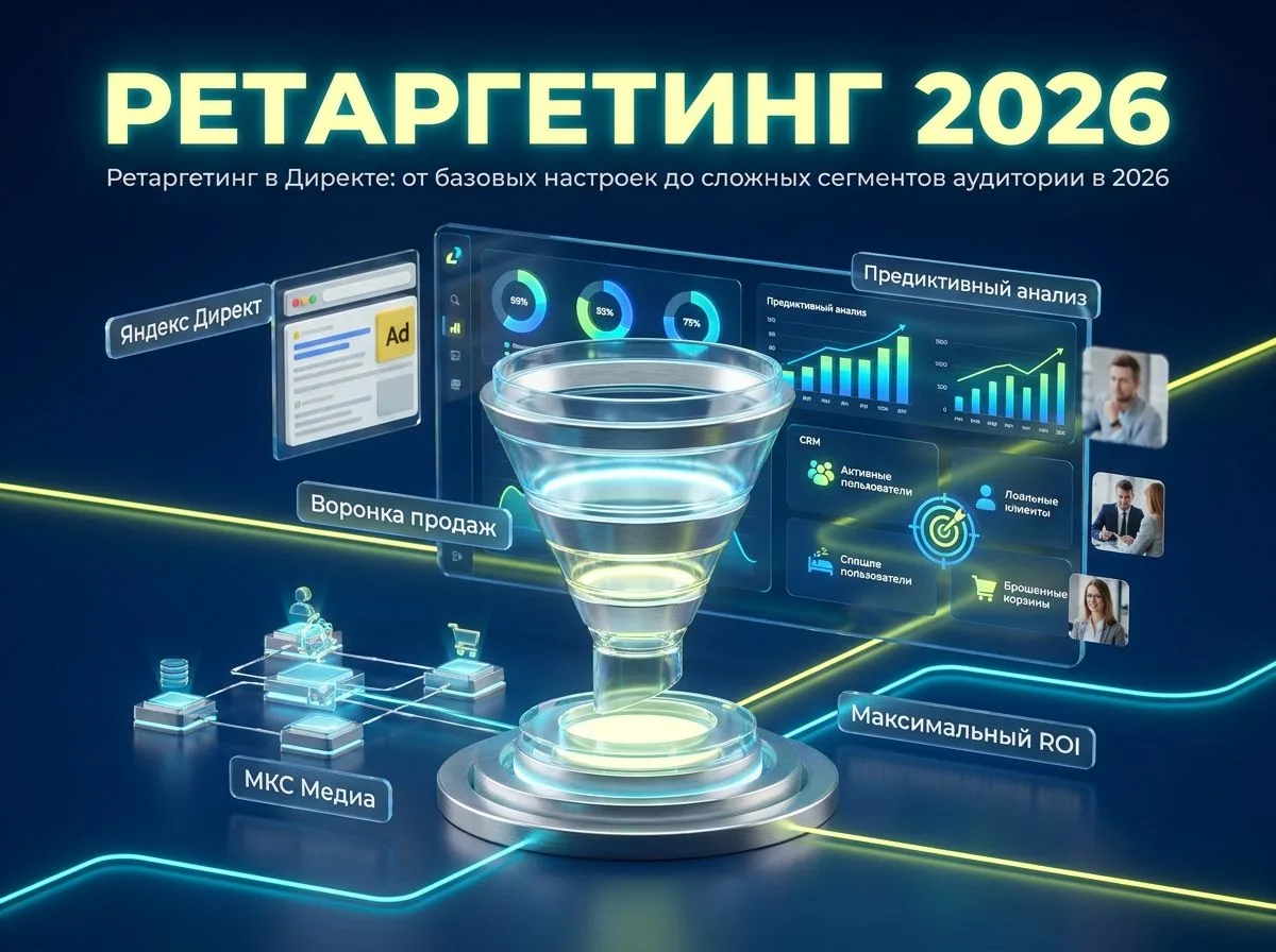РЕТАРГЕТИНГ В ДИРЕКТЕ: ОТ БАЗОВЫХ НАСТРОЕК ДО СЛОЖНЫХ СЕГМЕНТОВ В 2026