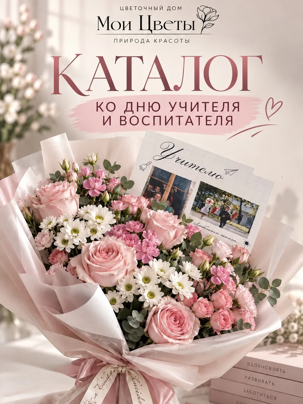 🌸 Подготовили каталог ко Дню учителя и воспитателя! 🌸