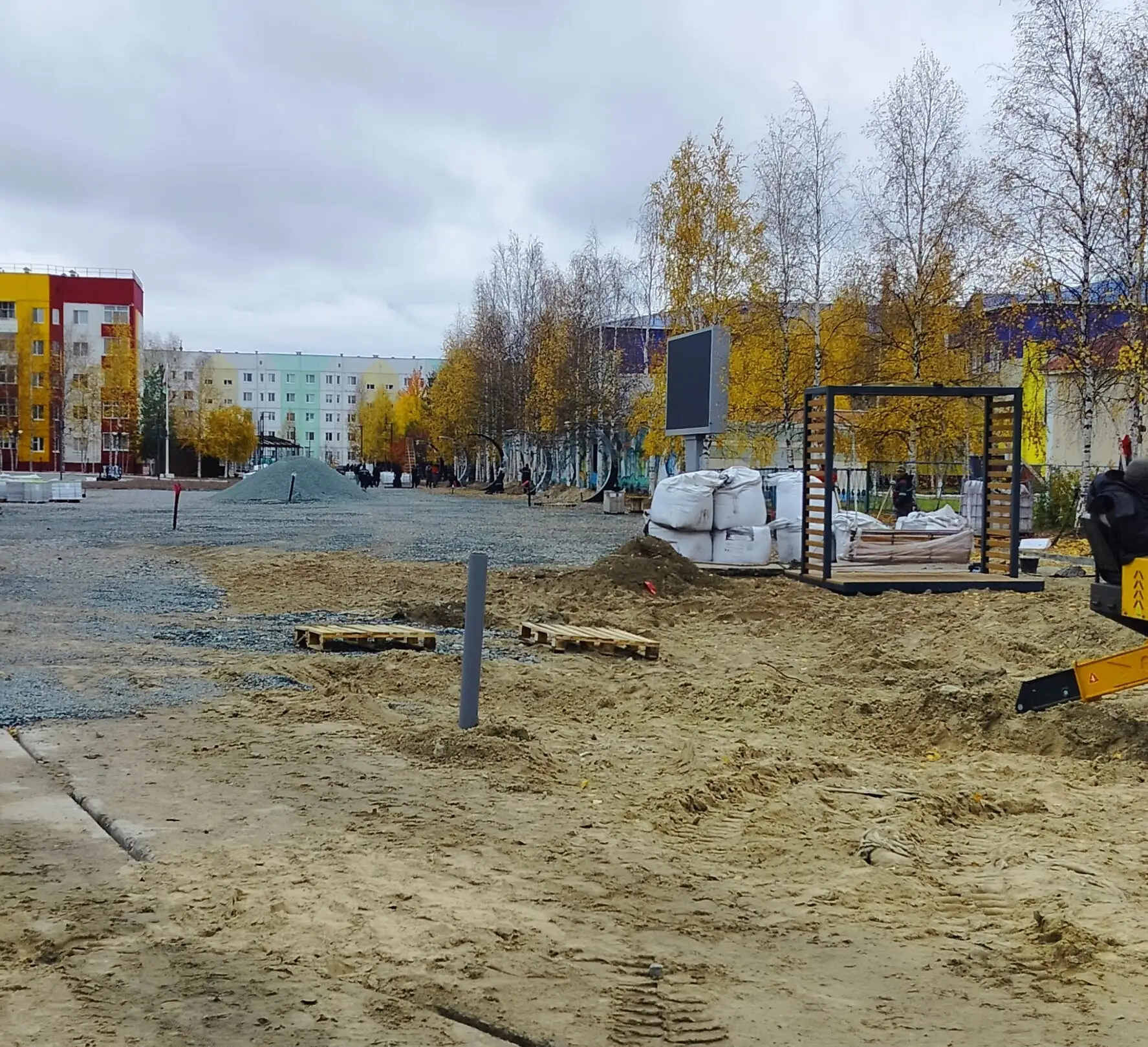 Строительство объекта "Бульвар Юности" вышло на финишную прямую!