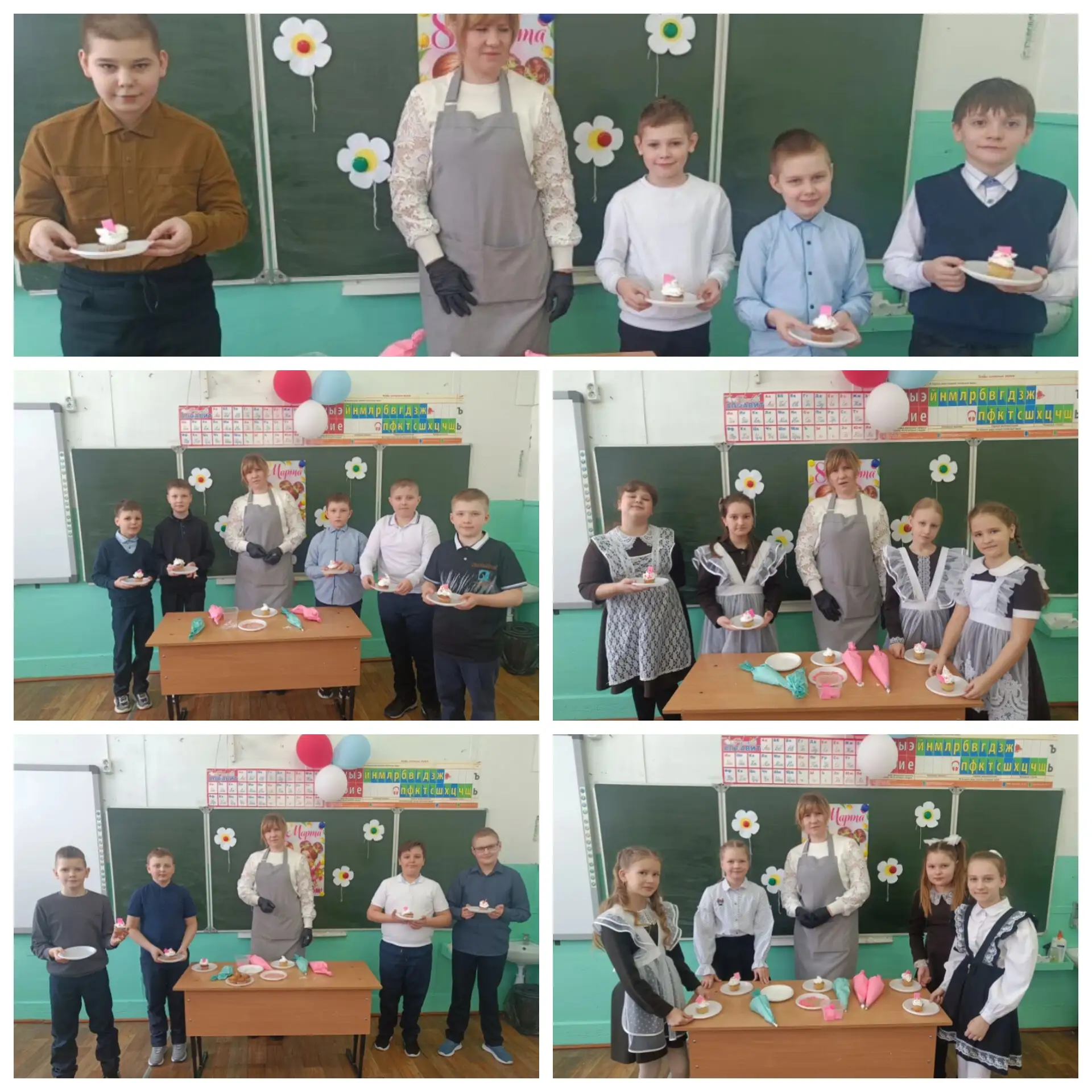 🧁Сладкий мастер-класс, посвященный Международному Женскому дню.
