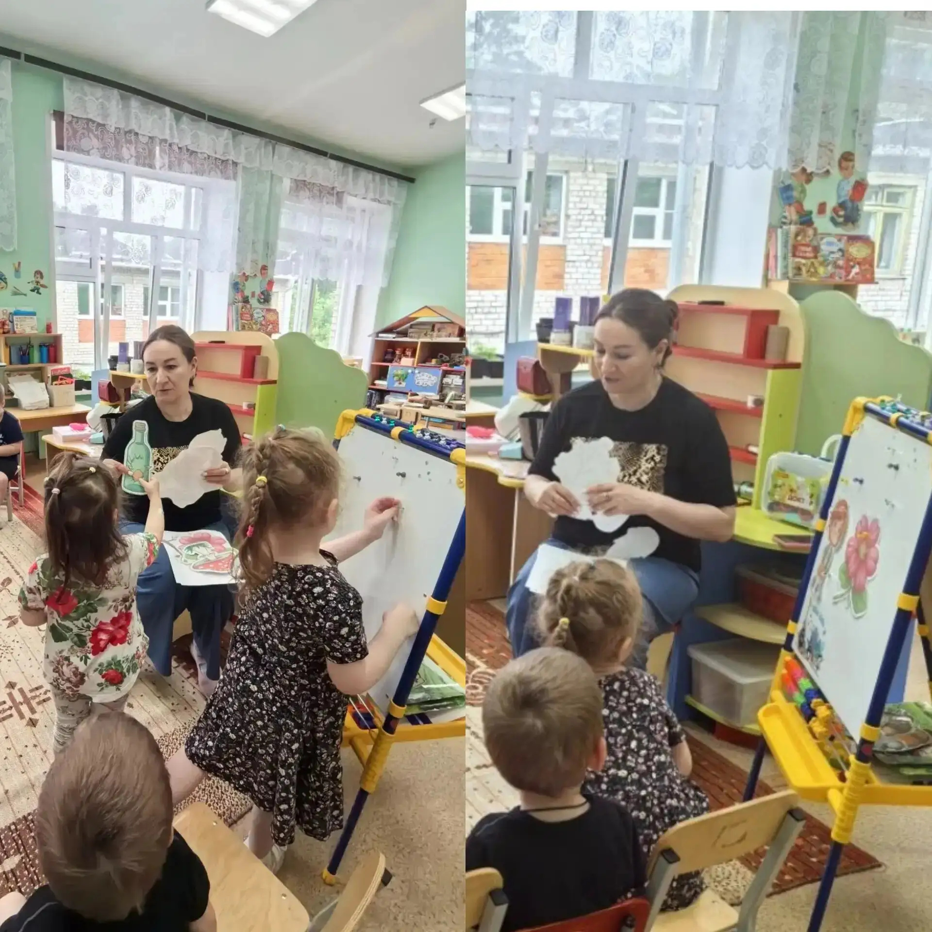 Во второй младшей группе "Почемучки"  ребята говорили о том, как важно беречь нашу природу.
Сначала 
