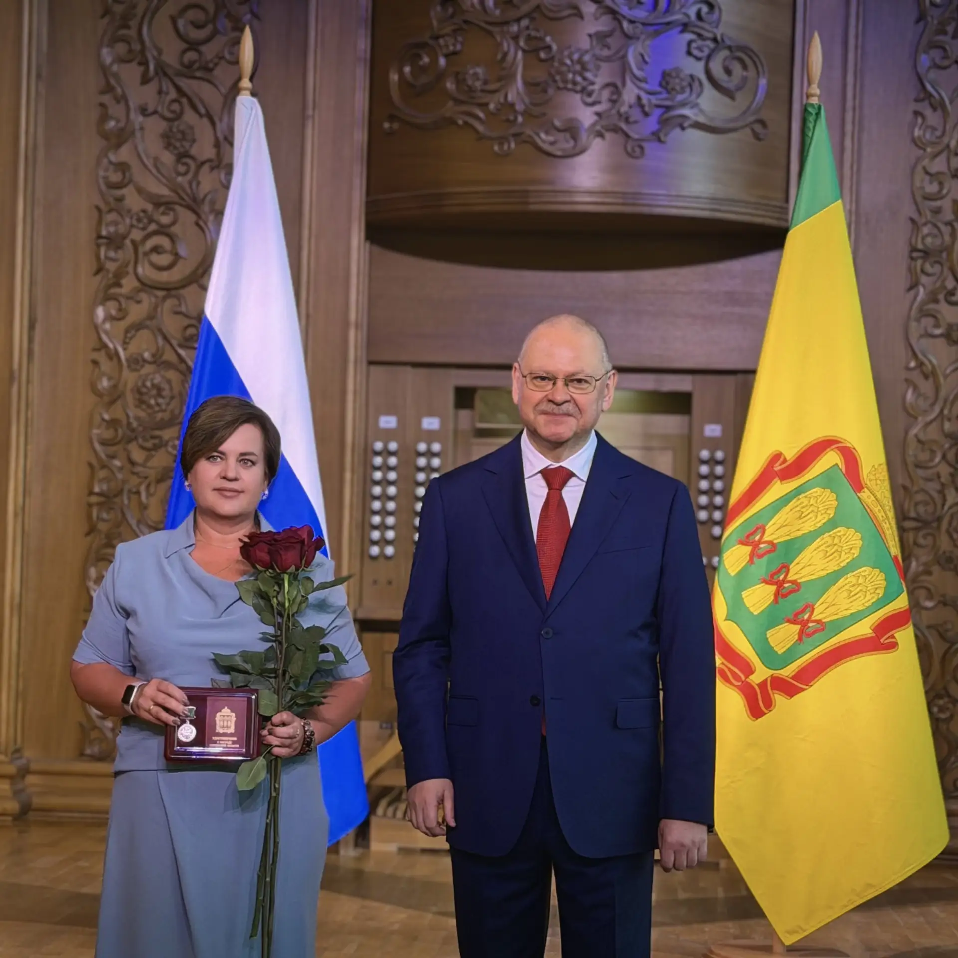 Министр образования Пензенской области Лариса Казакова награждена медалью ордена «За за...