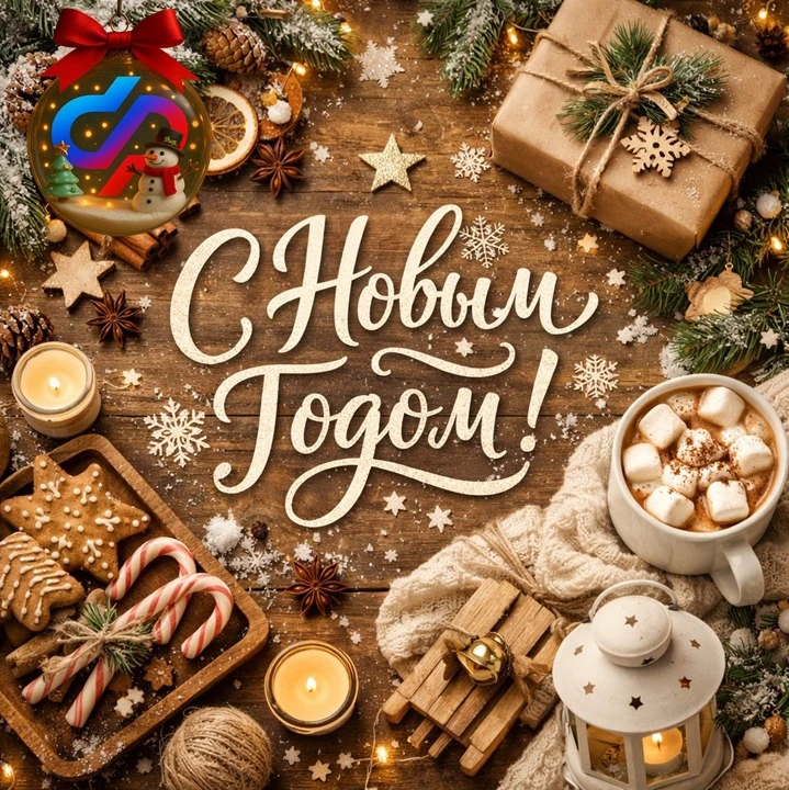 Уважаемые жители Красноярского края!    Поздравляем всех вас с Новым годом!🎉  Весь 2025 год сотрудни