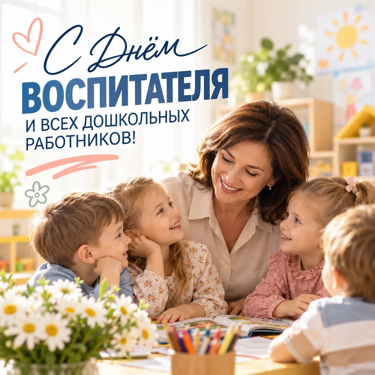 С Днём воспитателя и всех дошкольных работников!
