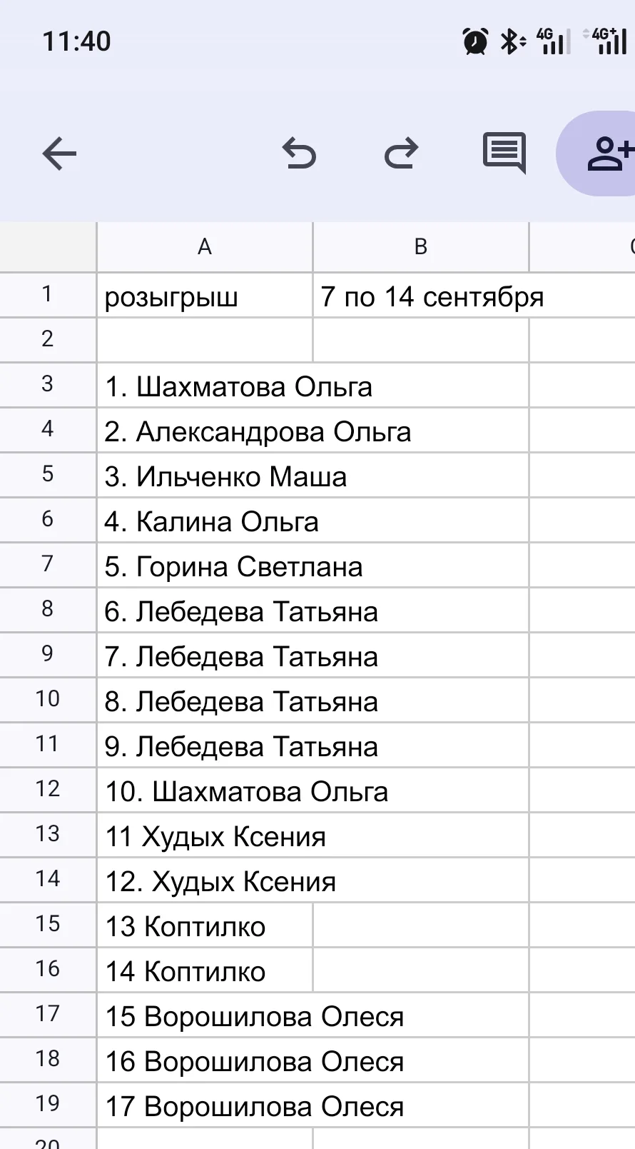 Проверяйте свои заказы в период с 7 по 14.