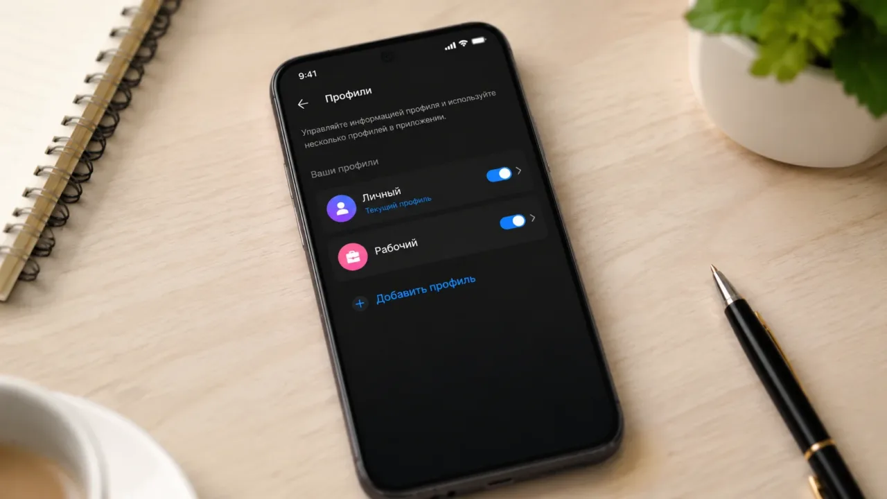 📢 Макс внедрил мультиаккаунт для Android