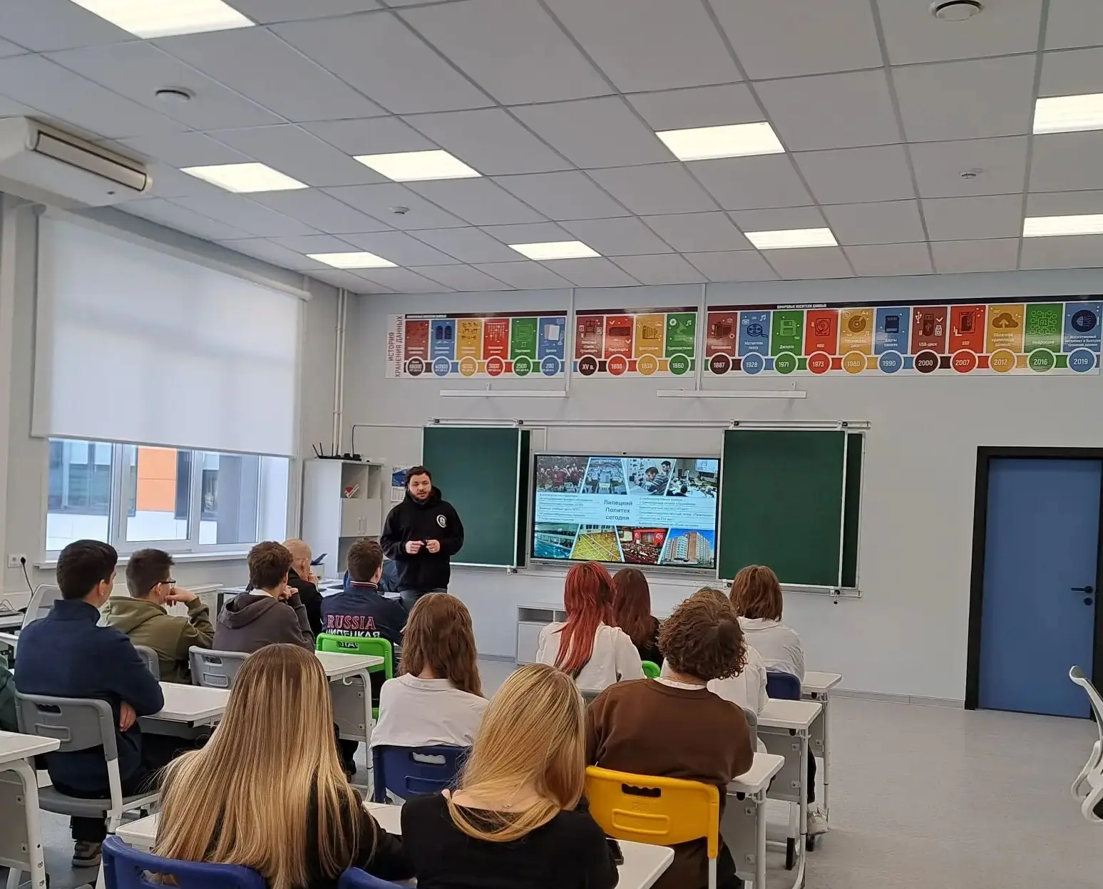 ✅В рамках недели профориентации  "Настройся на будущее"  представители  университетского колледжа ЛГ