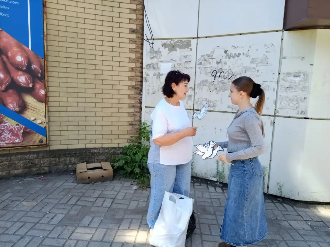 27 июля, в Горняцком внутригородском районе прошла трогательная и пронзительная акция «Белые ангелы»