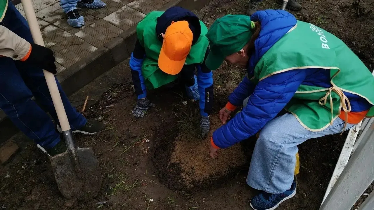 🌱 Региональное отделение Детского фонда дало старт акции по озеленению «Дети – детям»  Мероприятие р