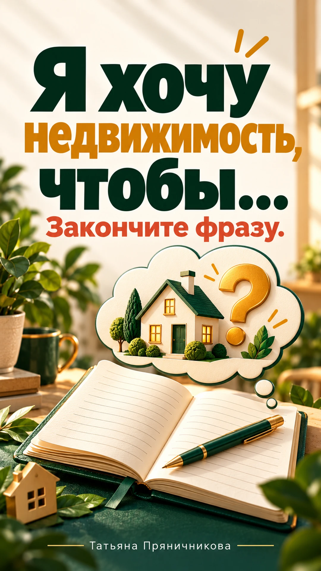 Представьте: недвижимость уже у вас. Что изменилось в жизни?