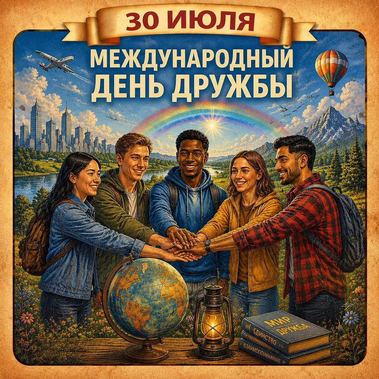 30 июля отмечается  Международный день дружбы

Праздник напоминает, что дружба — это не только про л
