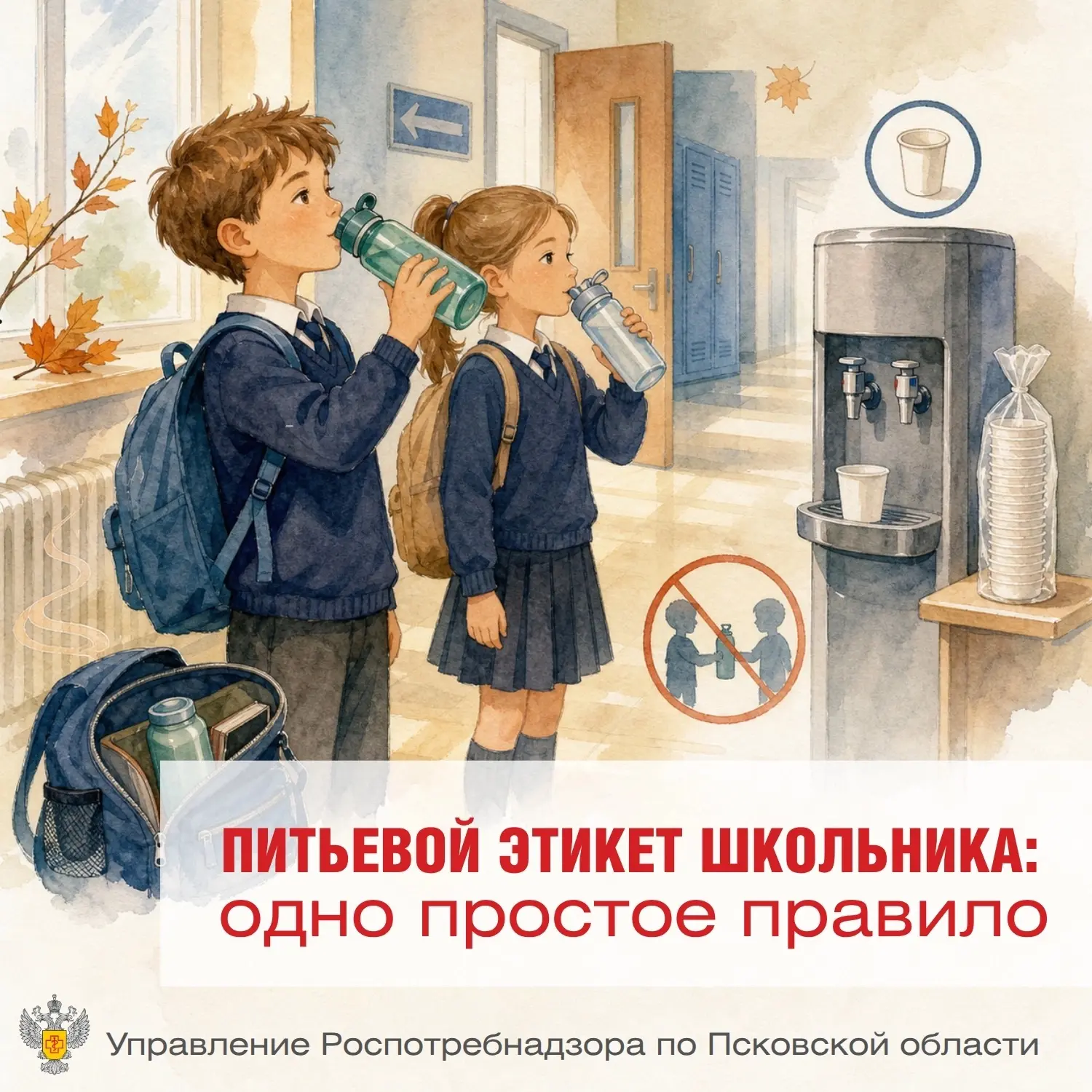 Осень, школа, сухой воздух в классах и активные перемены – дети часто просят пить. Как ...