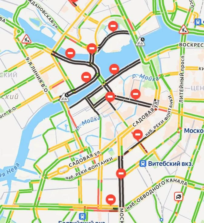 ❗️ В центре перекрыли некоторые улицы из-за марафона