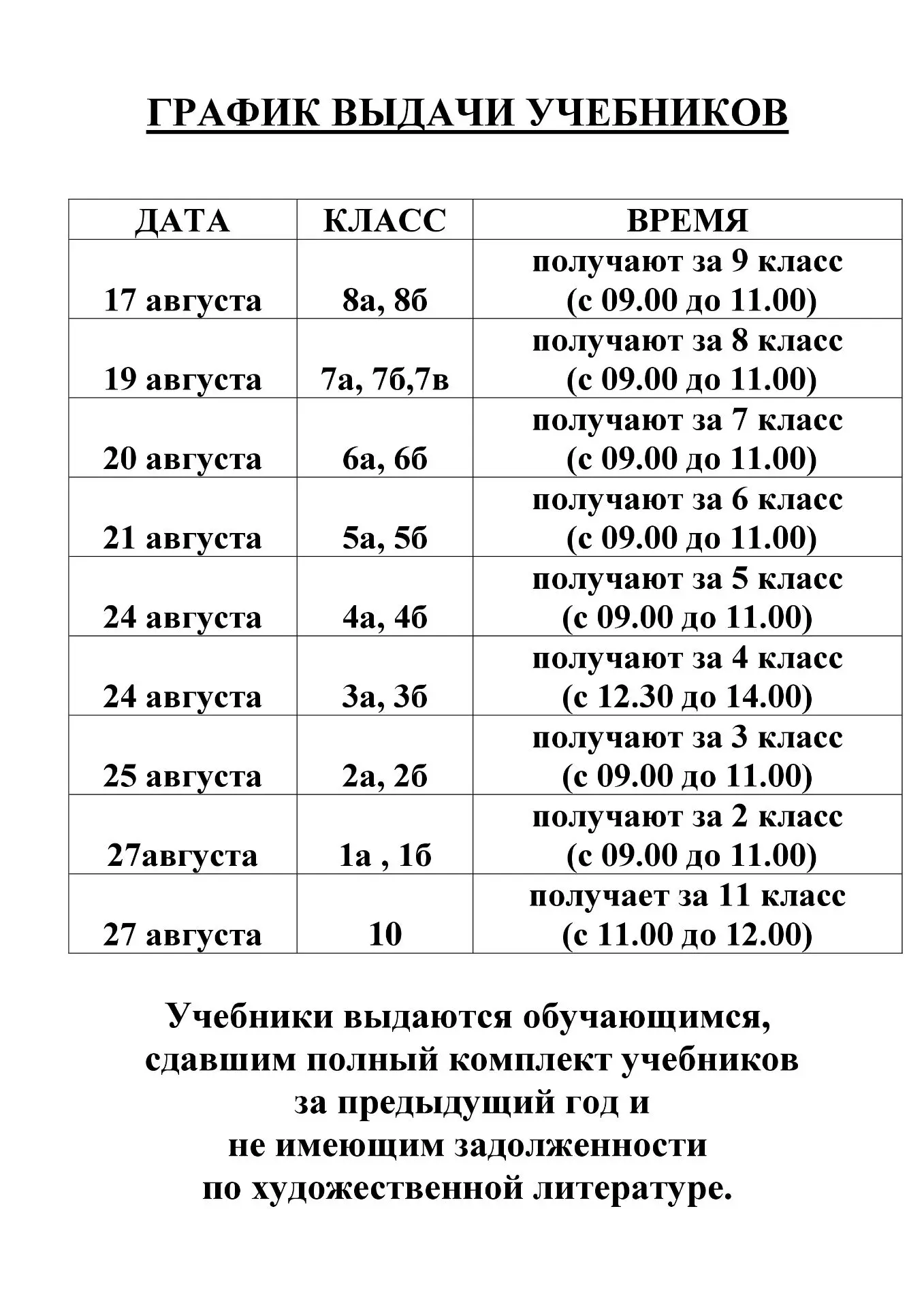 Уважаемые обучающиеся! Просим вас обратить внимание на изменения в графике выдачи учебн...