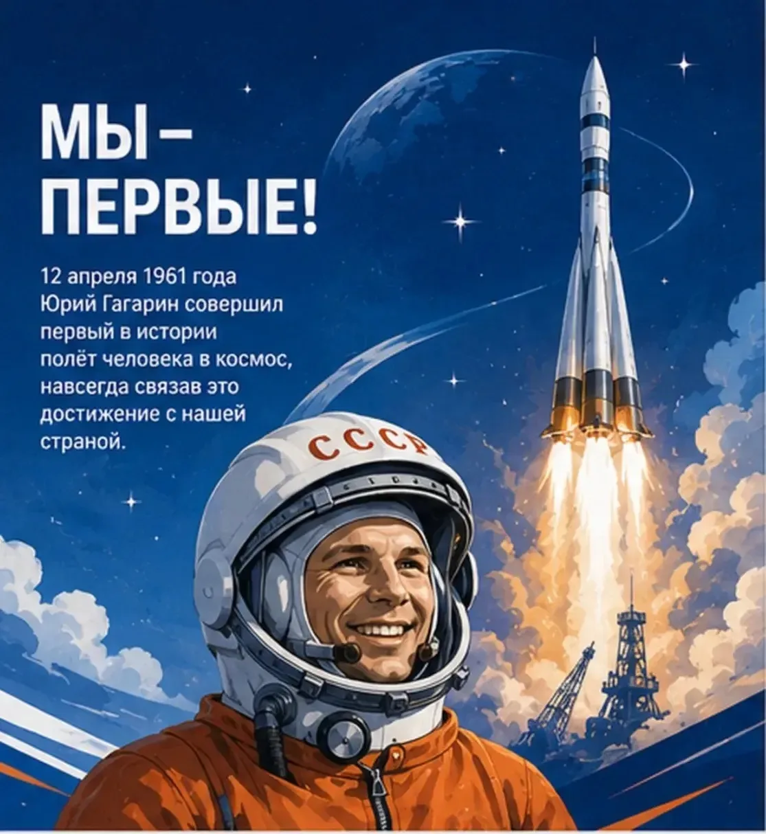 Горжусь Россией: мы — первые!