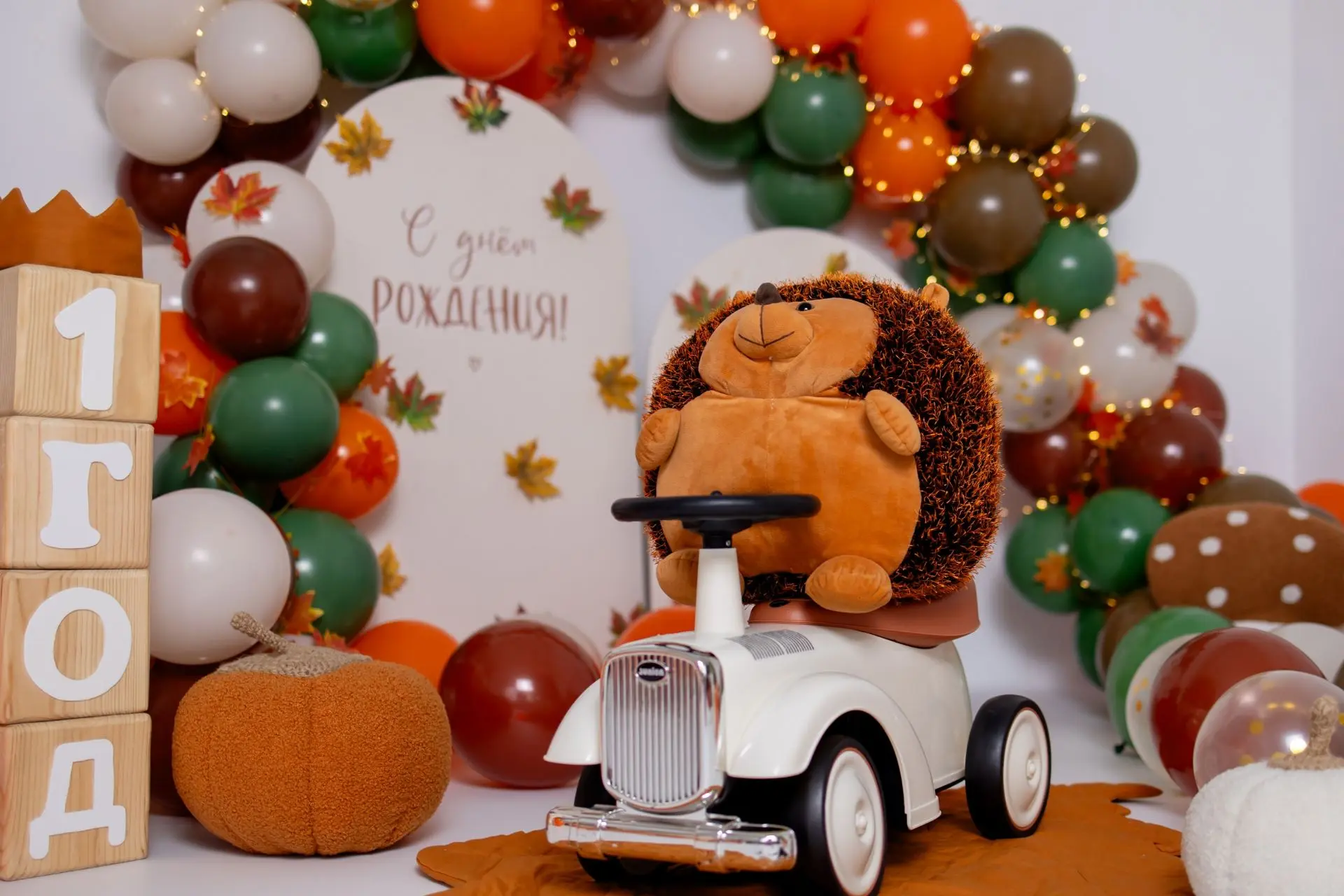 Фотосессия на 1годик в детской фотостудии🍁