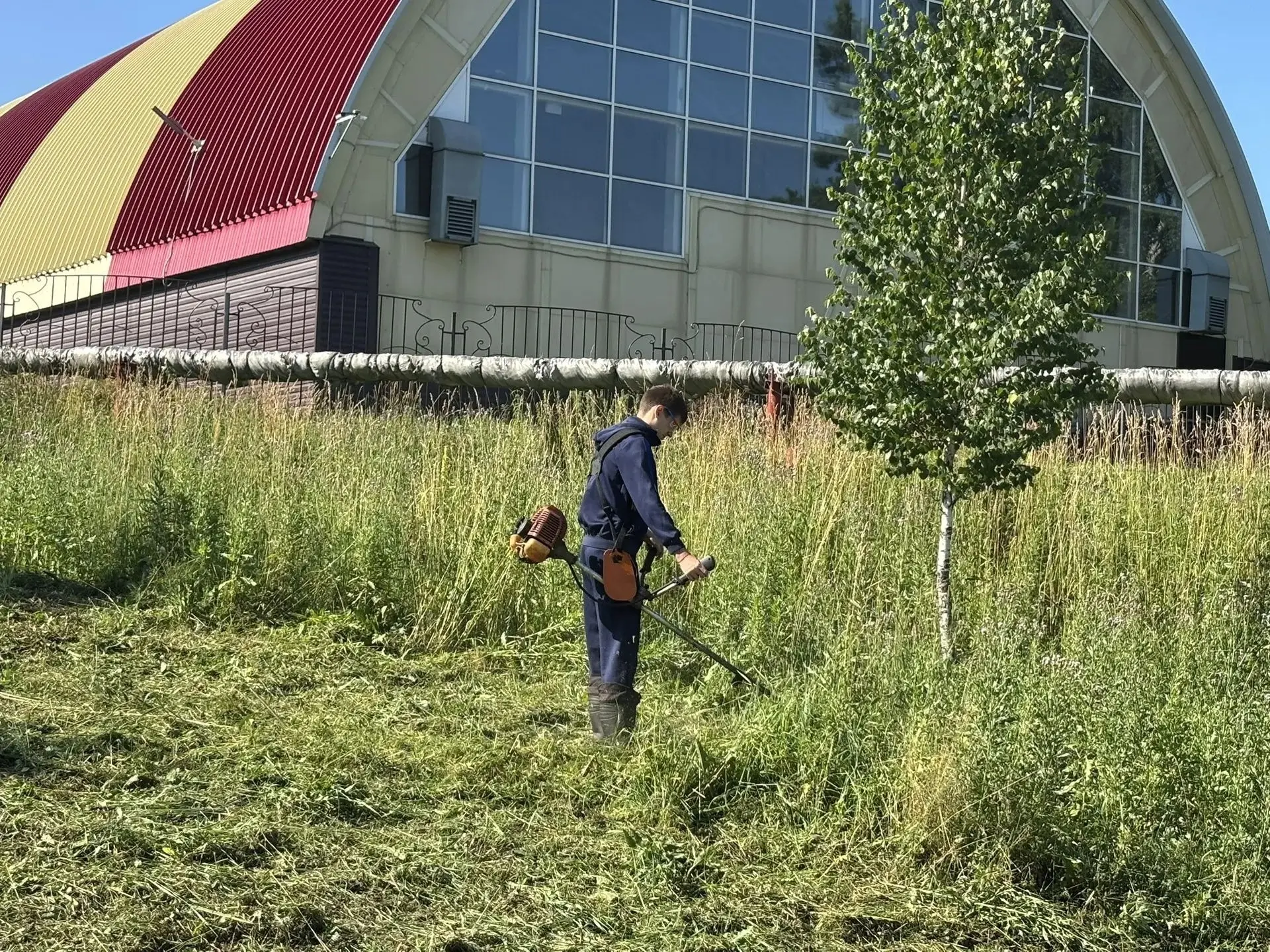 🌿 Приводим в порядок школу 🏫

Наши обучающиеся с удовольствием продолжают приводить в порядок терр