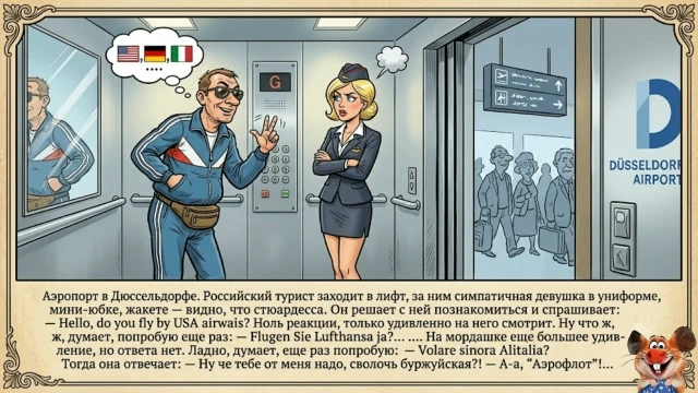 Анекдотик для бодрого настроения!