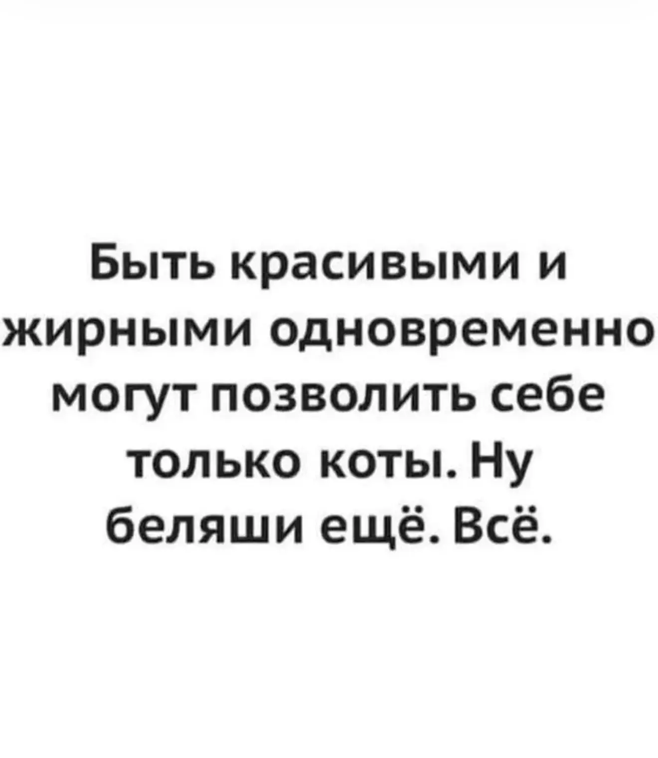 Я или кот или беляшик)