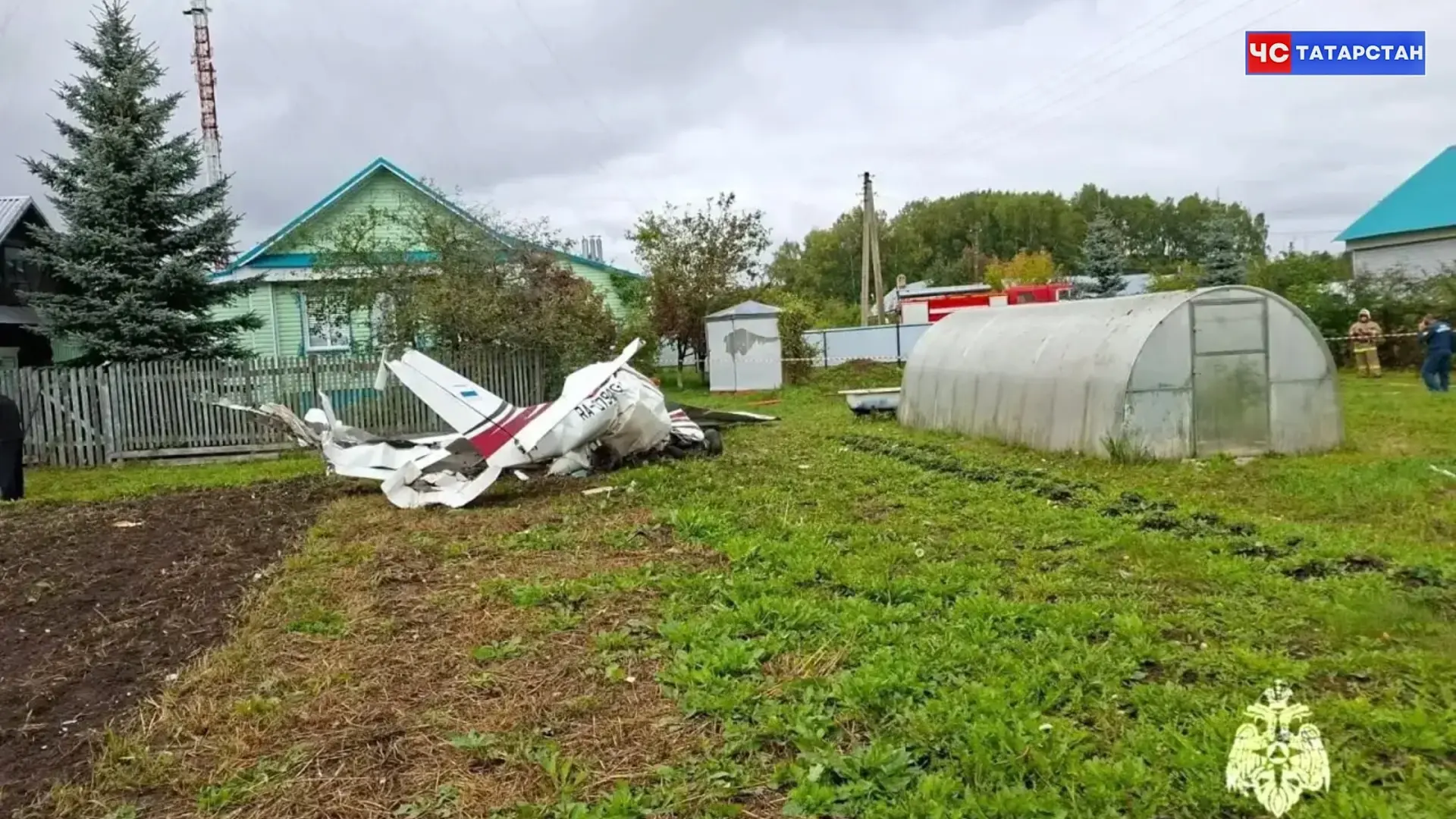📰В Татарстане два человека погибли при падении легкомоторного самолета