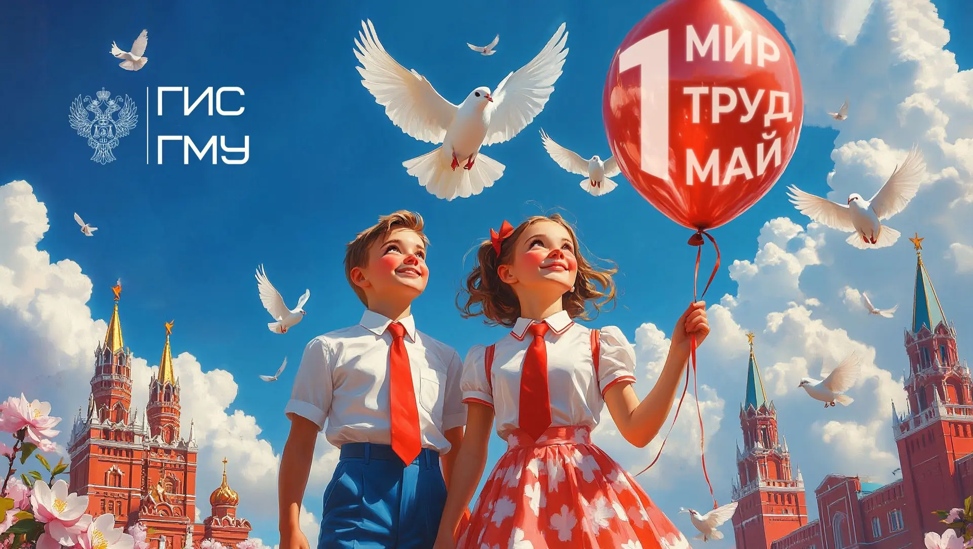 С праздником Весны и Труда!