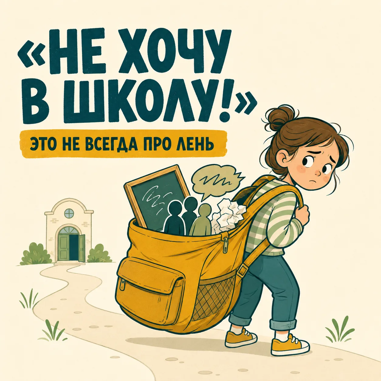 😣 «Не хочу в школу!» — услышали это уже?