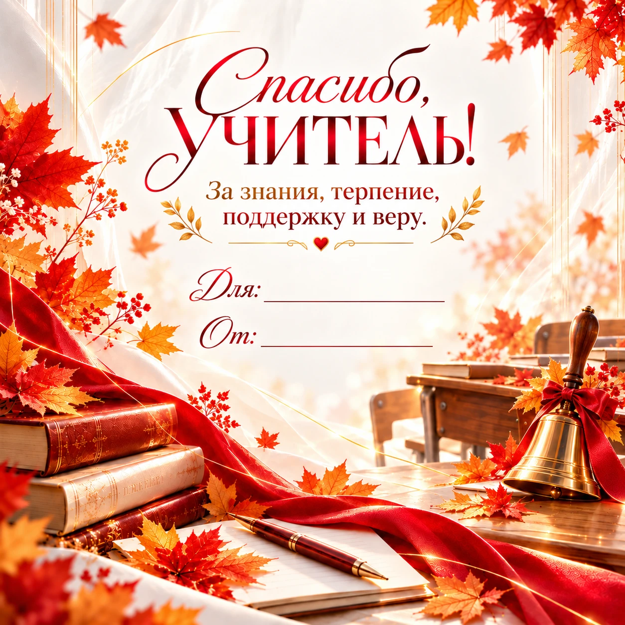 Спасибо тому, кто научил!