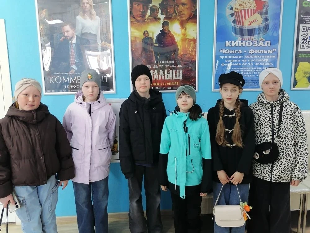 💥 Сегодня обучающиеся 5г и 6г классов посетили фильм "Малыш".      👏 Стоящее кино.       В очередной