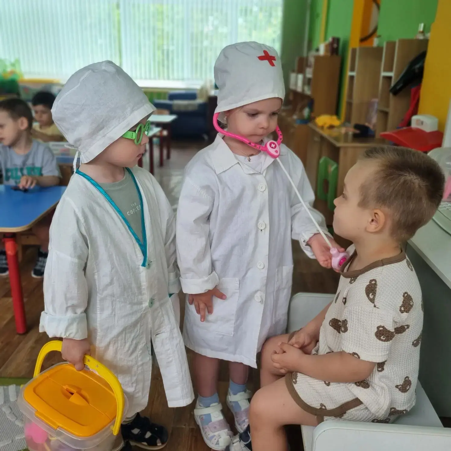 🏥 Сегодня, в День медицинской сестры, воспитанники младшей группы 5️⃣— сделали первый ...