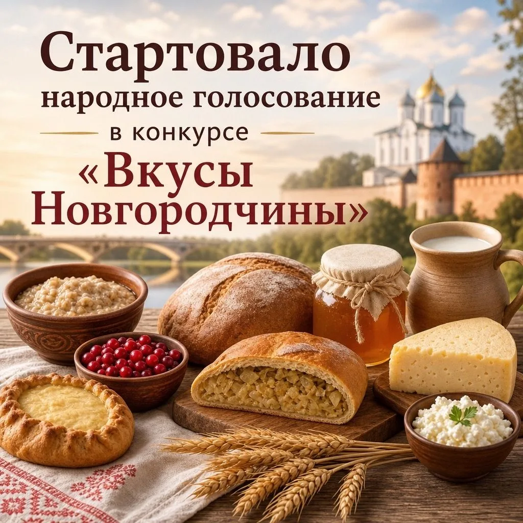 Стартовало народное голосование в конкурсе «Вкусы Новгородчины»🍞🥛
