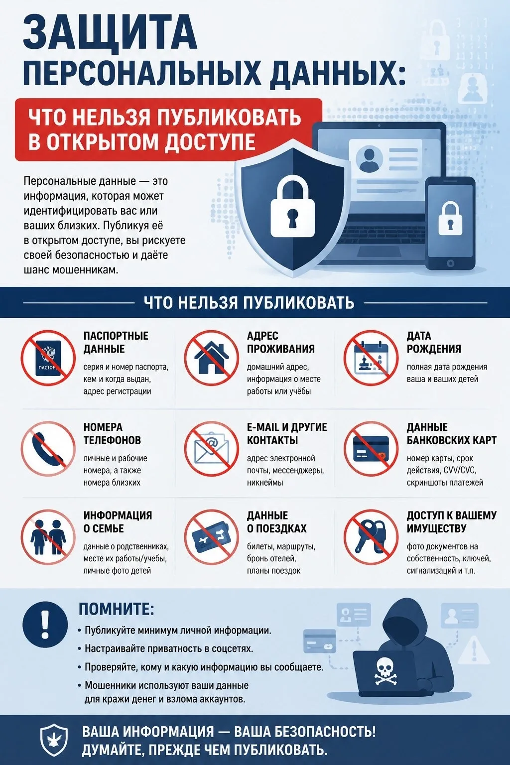 5 правил, чтобы тебя не «взломали» в реальной жизни:

1️⃣ Секретка: Никогда и никому не говори свой 