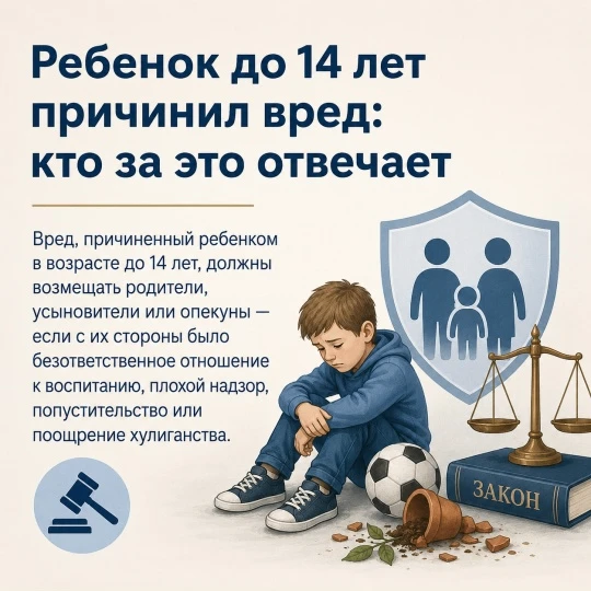 Бывает, что ребенок может случайно разбить чужой телефон, причинить вред во время драки...
