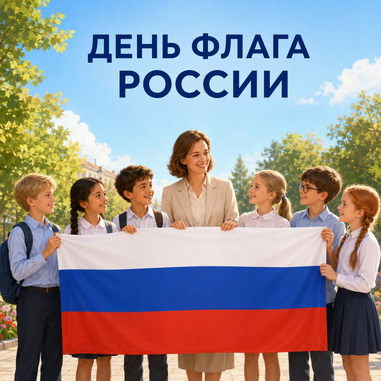 🇷🇺 Завтра, 22 августа, отмечается День Государственного флага Российской Федерации.