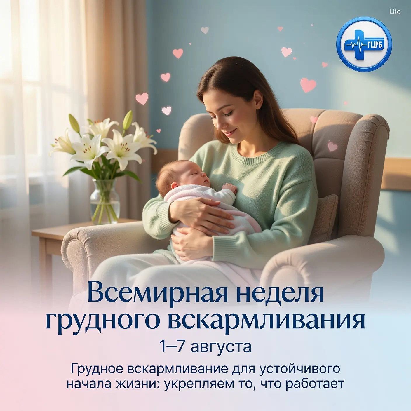 🌿 С 1 по 7 августа проходит Всемирная неделя грудного вскармливания — крупнейшая международная камп