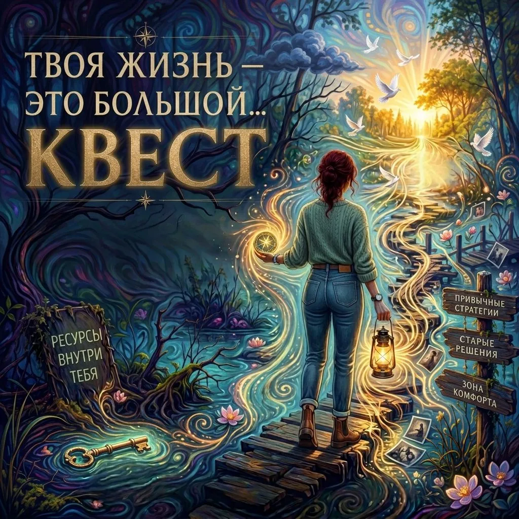 💥💥 ТВОЯ ЖИЗНЬ - ЭТО БОЛЬШОЙ... КВЕСТ 💥💥

Вы никогда не задумывались о том, что наши жизненные за