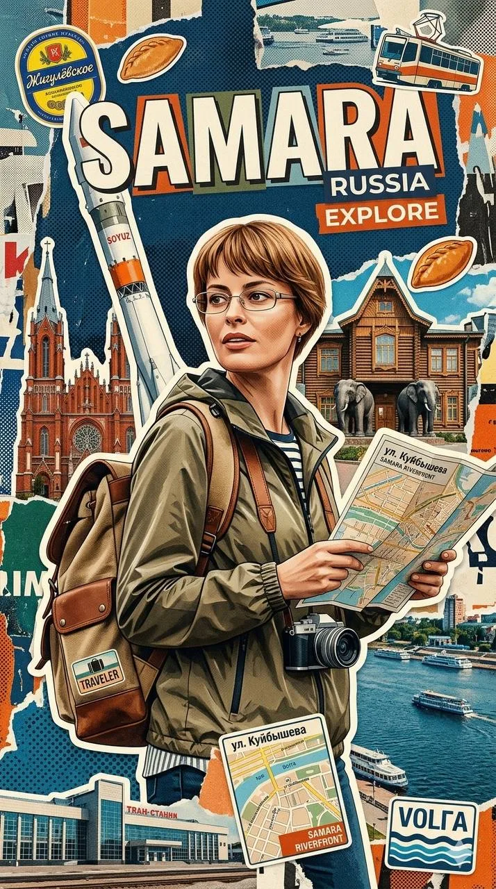 стилизованный туристический постер для [город / страна / местность]