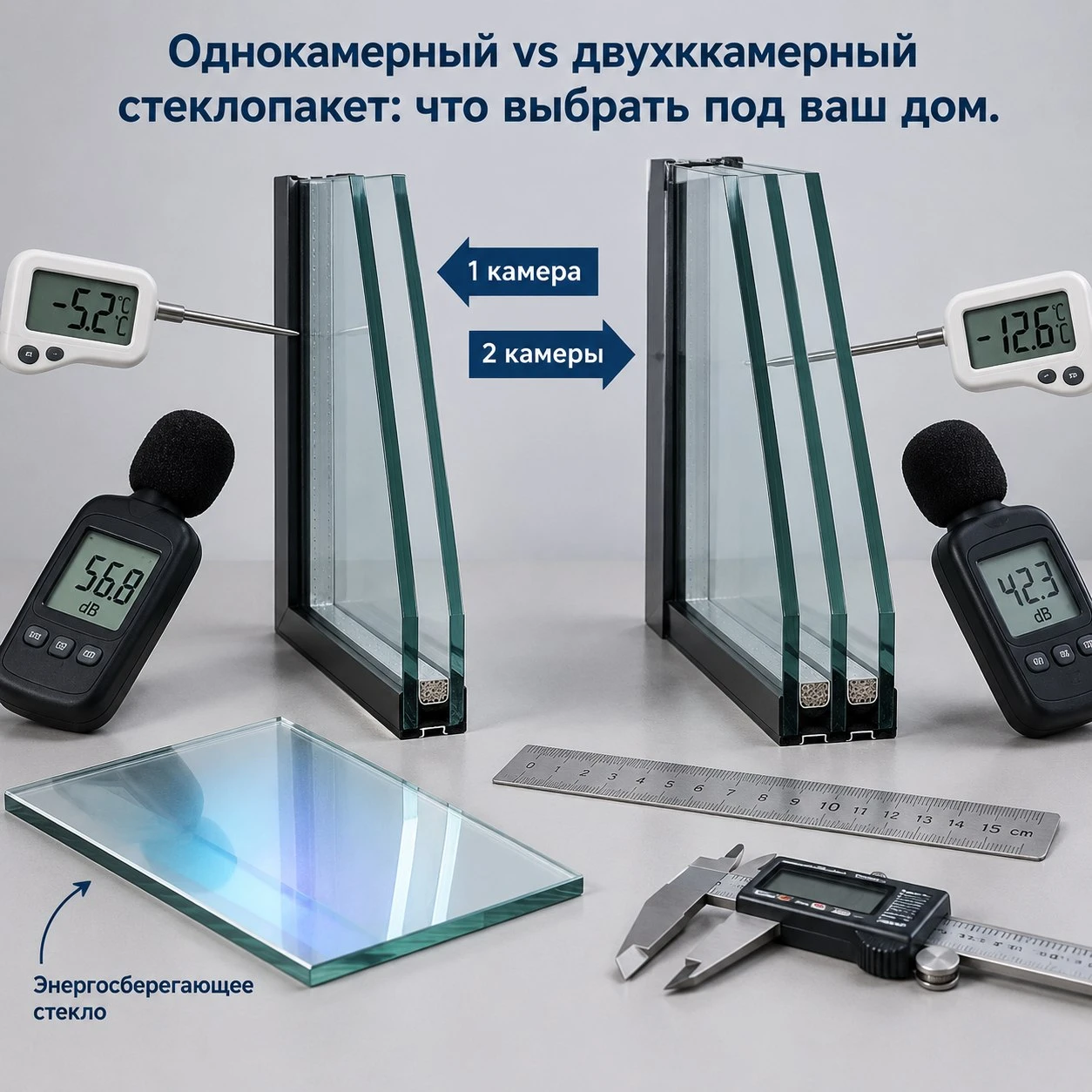 «Однокамерный или двухкамерный стеклопакет: цена ошибки — сквозняки и счёт за отопление...