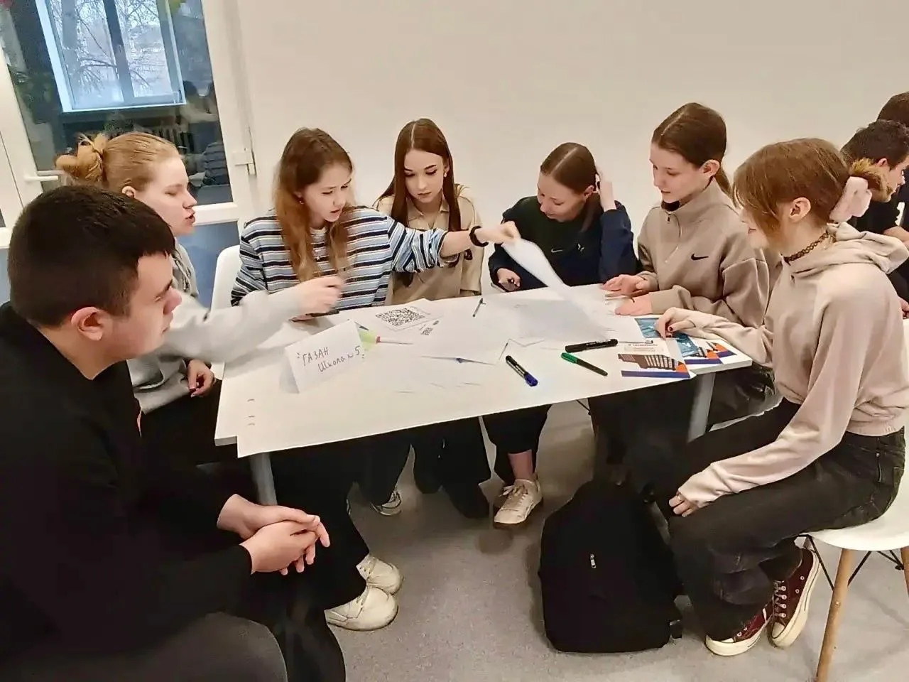 Деловая игра «Большая карьерная консультация» 🧑‍🎨Сегодня обучающиеся ЦО №5 и Гимназии №1 приняли уча